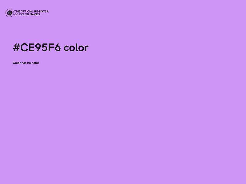 #CE95F6 color image