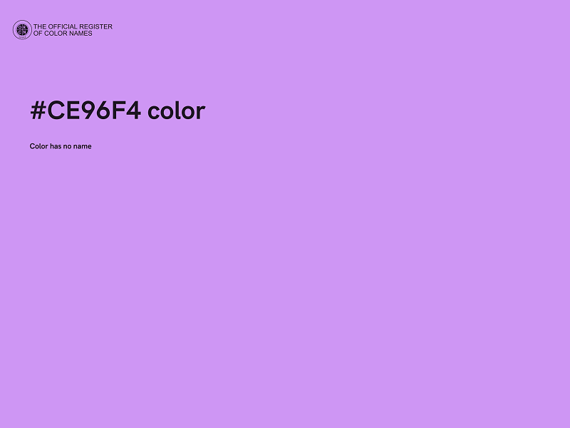 #CE96F4 color image