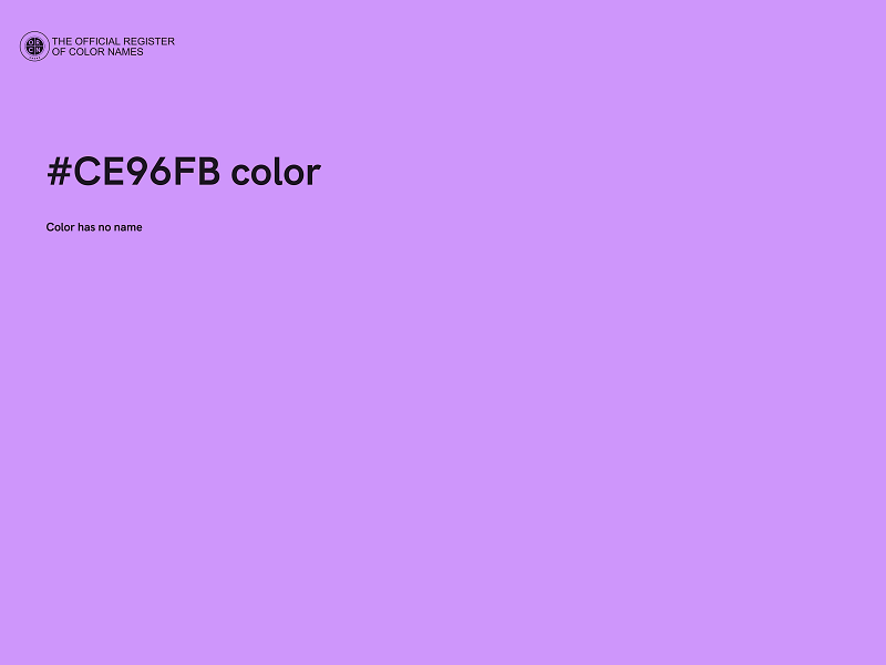 #CE96FB color image