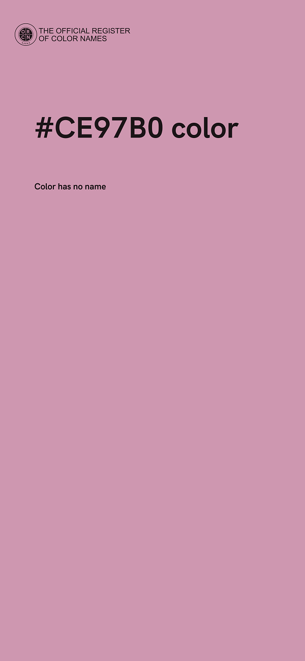 #CE97B0 color image