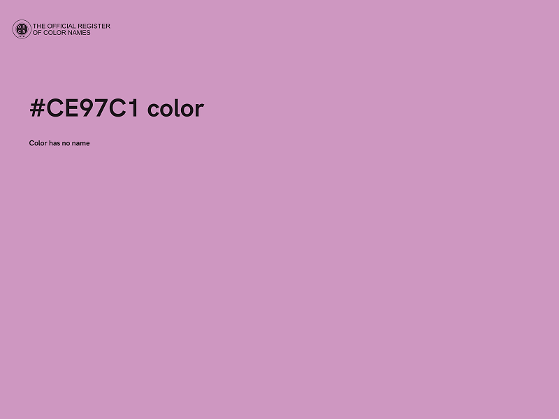 #CE97C1 color image