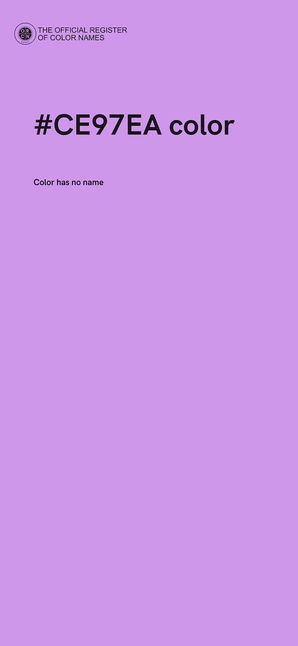 #CE97EA color image