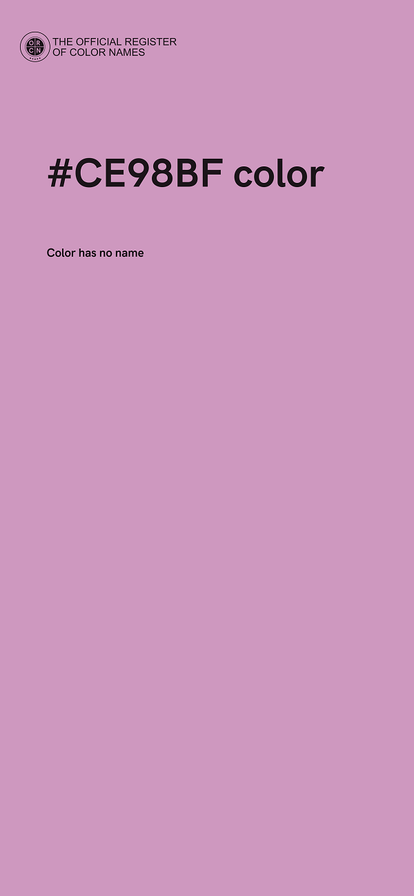 #CE98BF color image