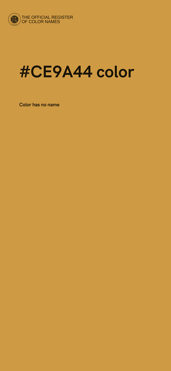 #CE9A44 color image