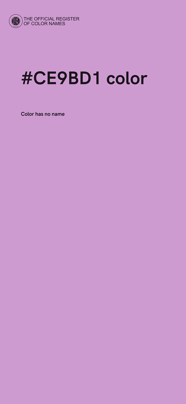 #CE9BD1 color image