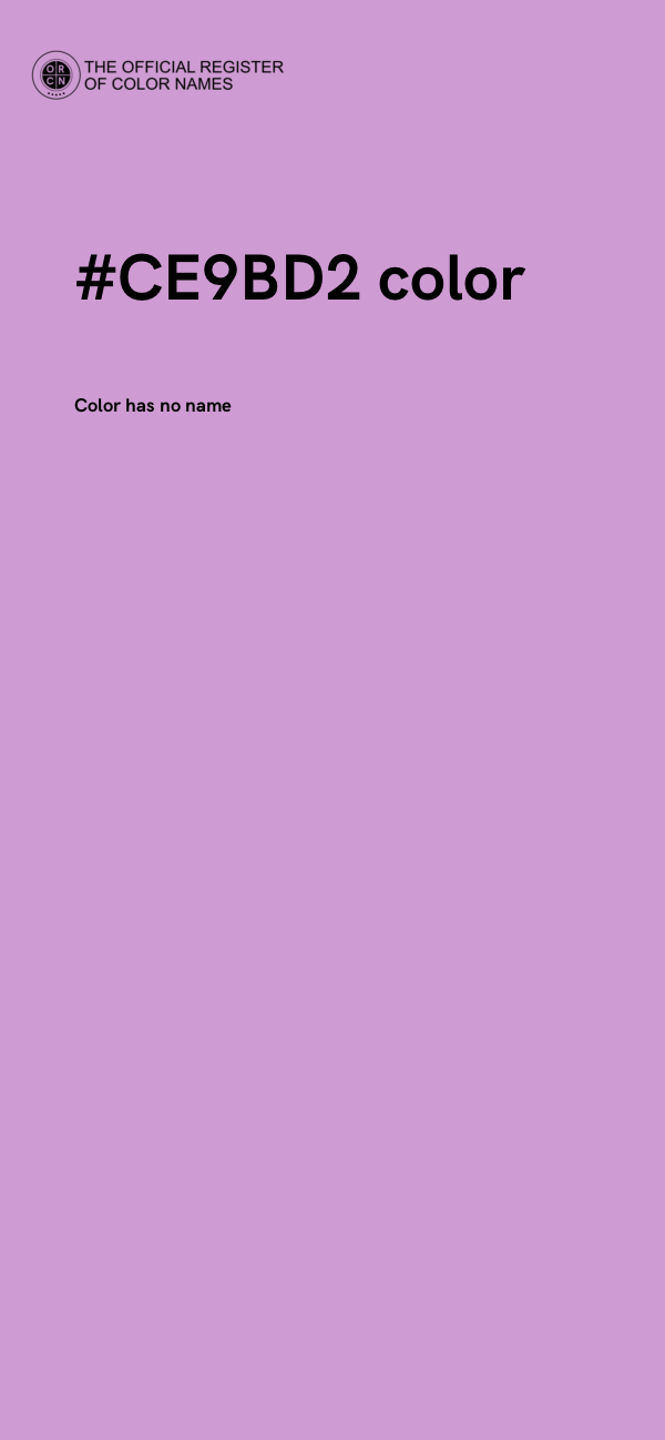 #CE9BD2 color image