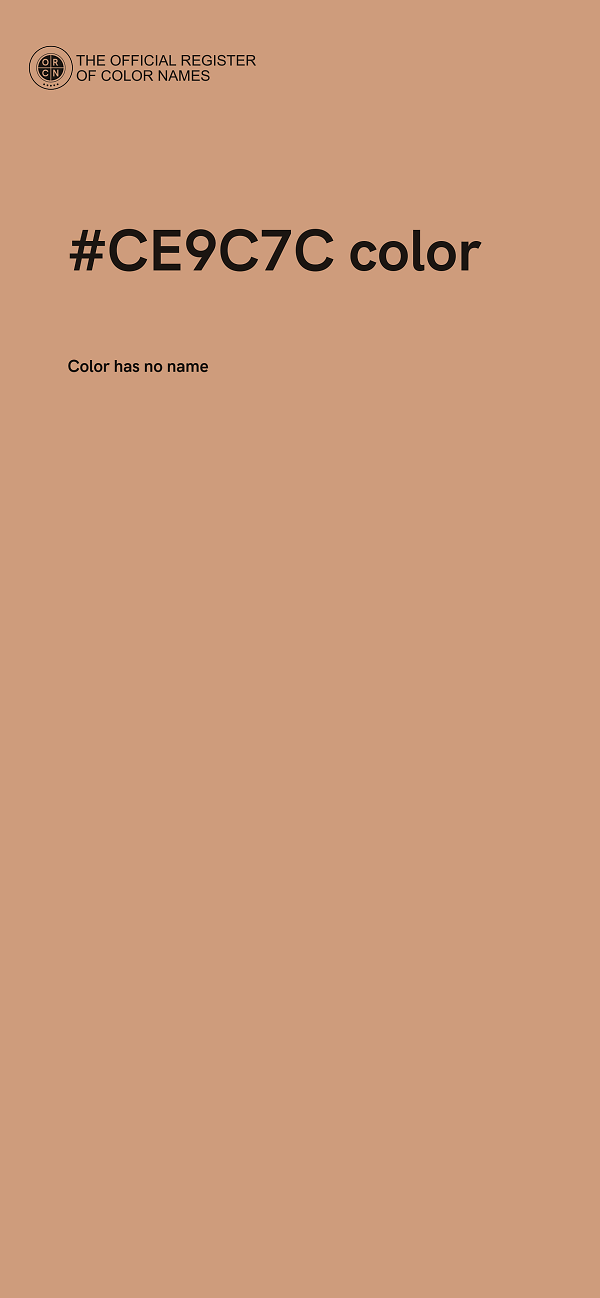 #CE9C7C color image