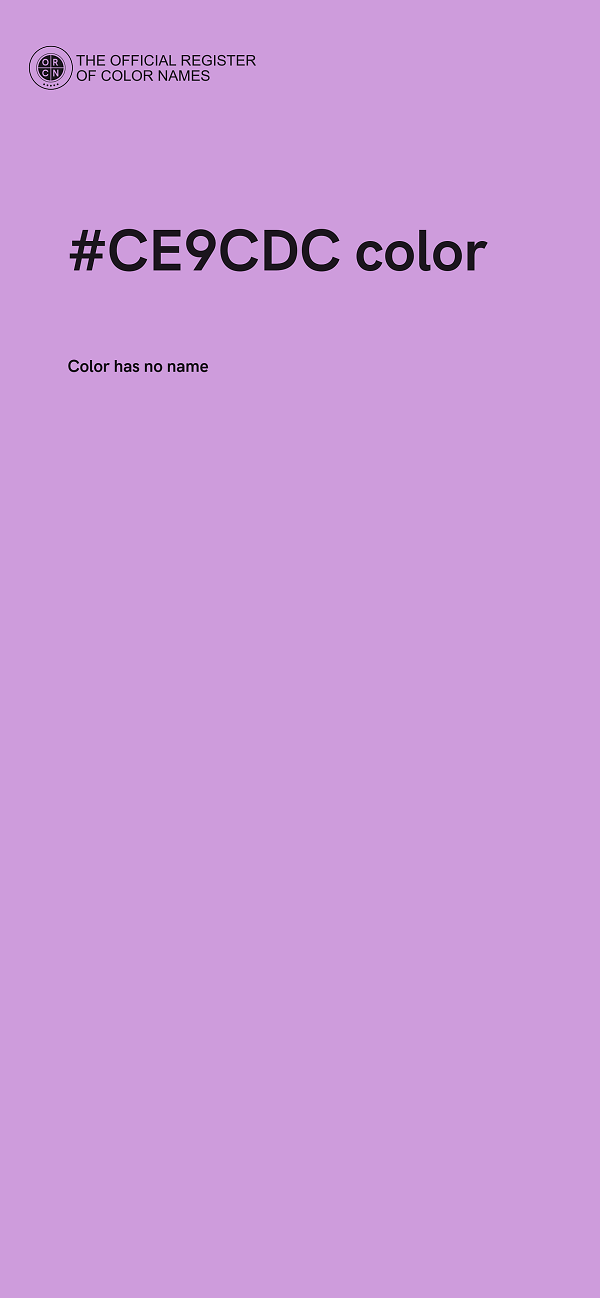 #CE9CDC color image