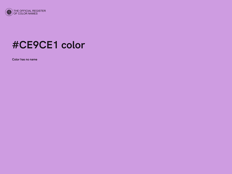 #CE9CE1 color image