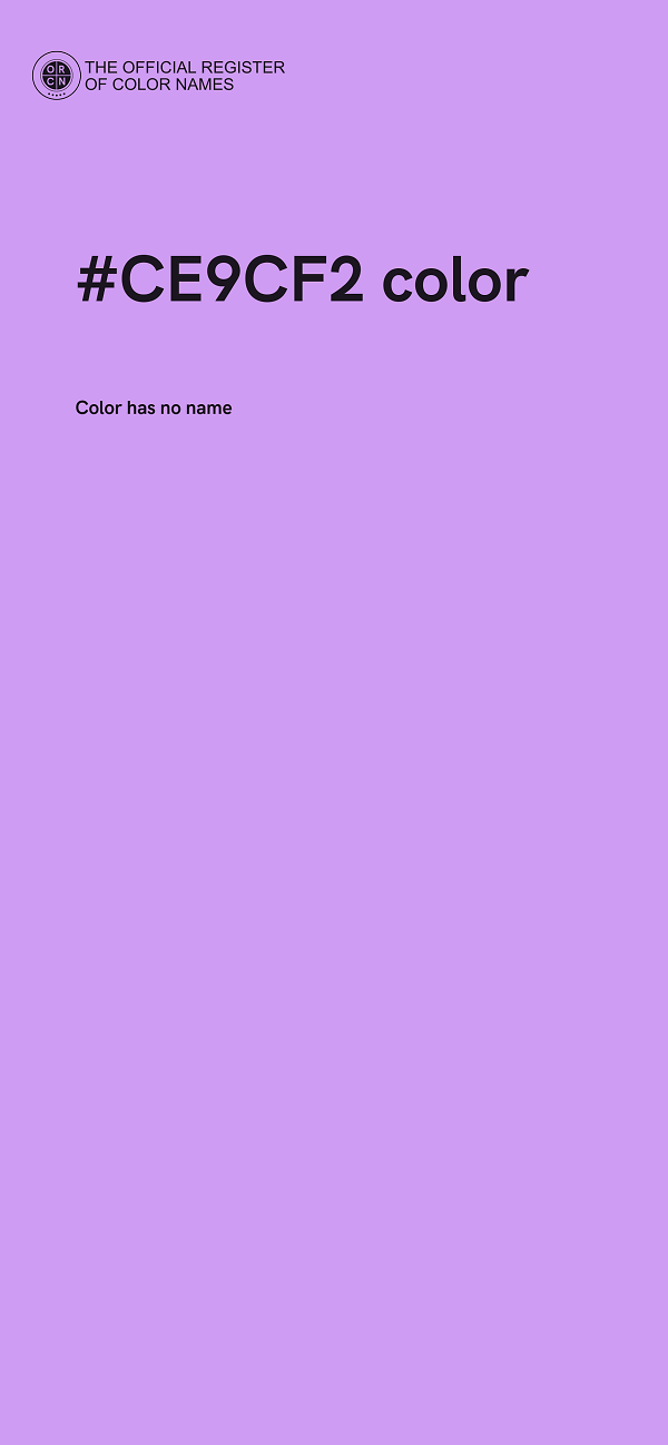 #CE9CF2 color image