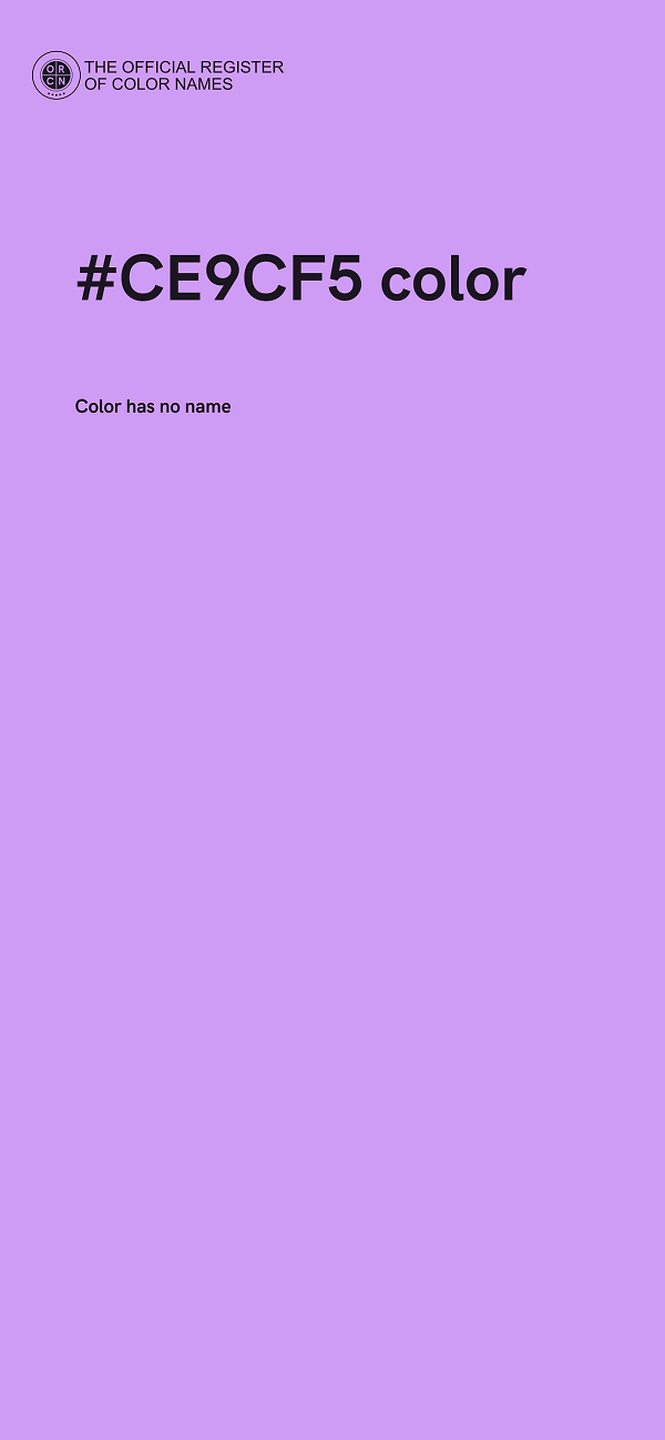 #CE9CF5 color image