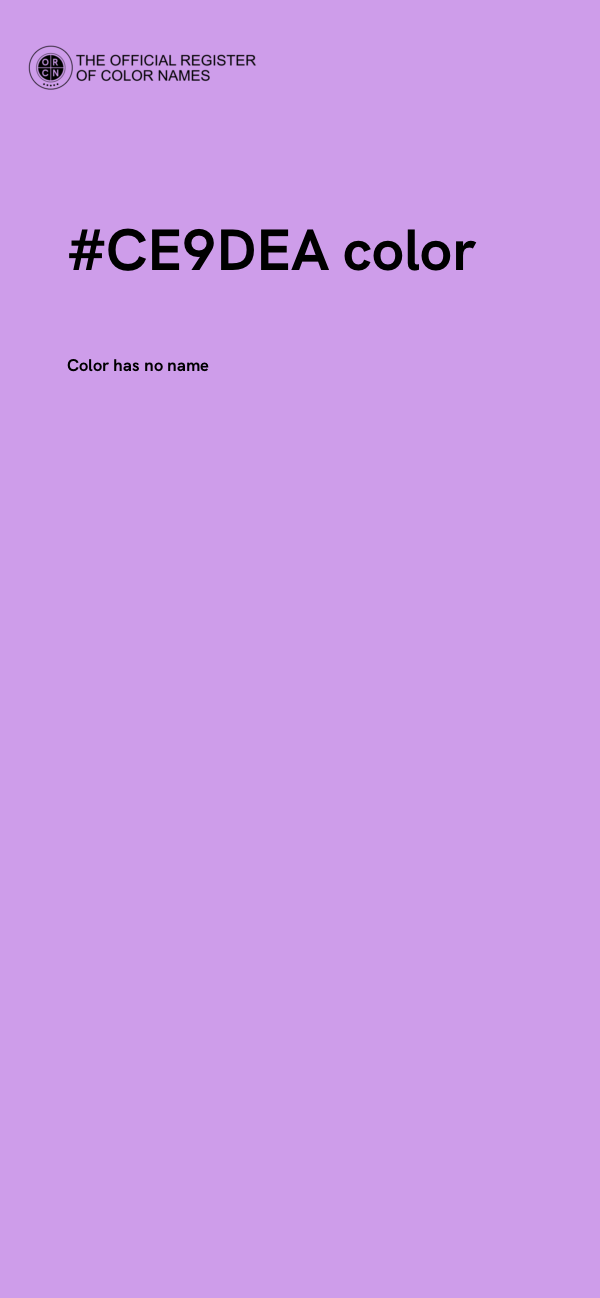 #CE9DEA color image