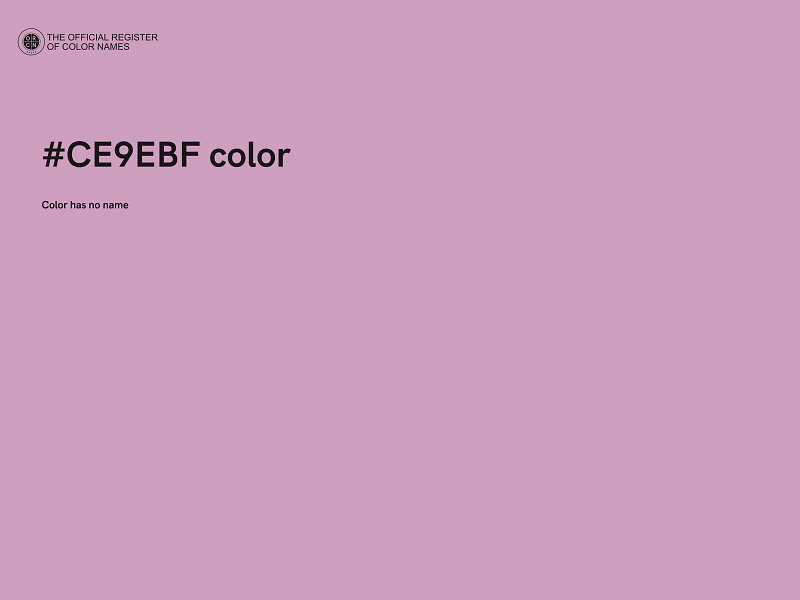 #CE9EBF color image