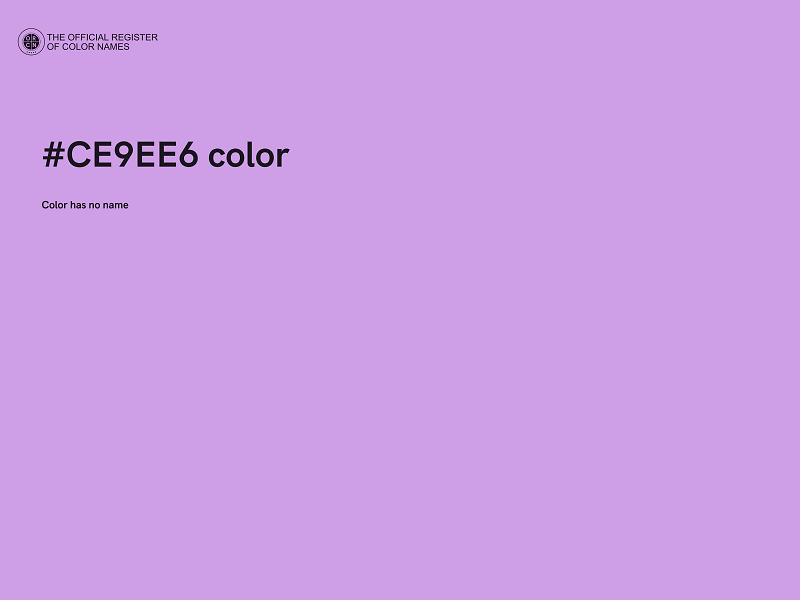 #CE9EE6 color image