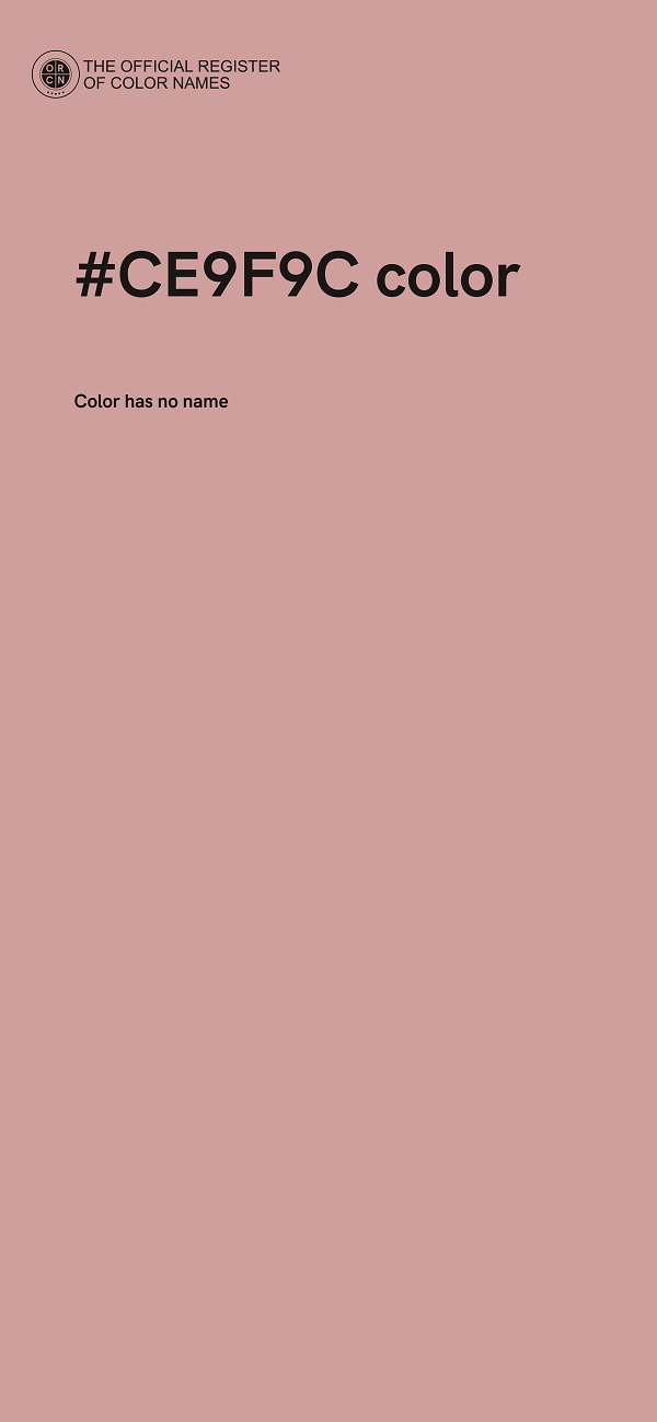 #CE9F9C color image