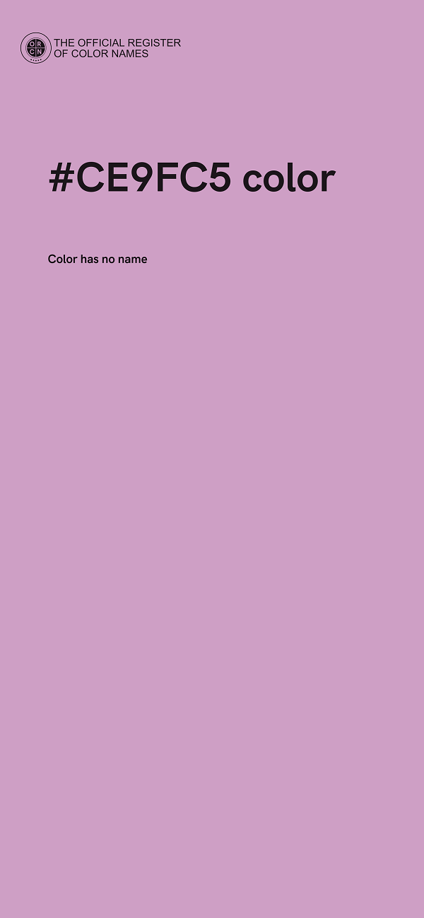 #CE9FC5 color image