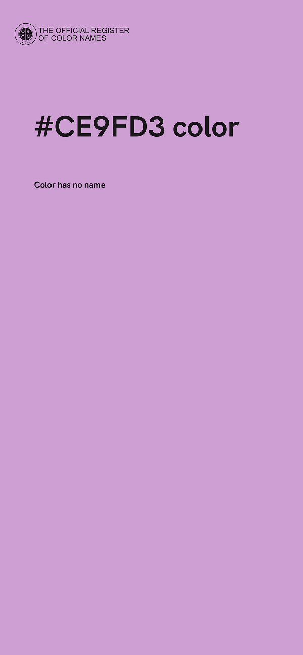 #CE9FD3 color image