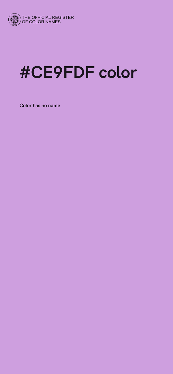 #CE9FDF color image