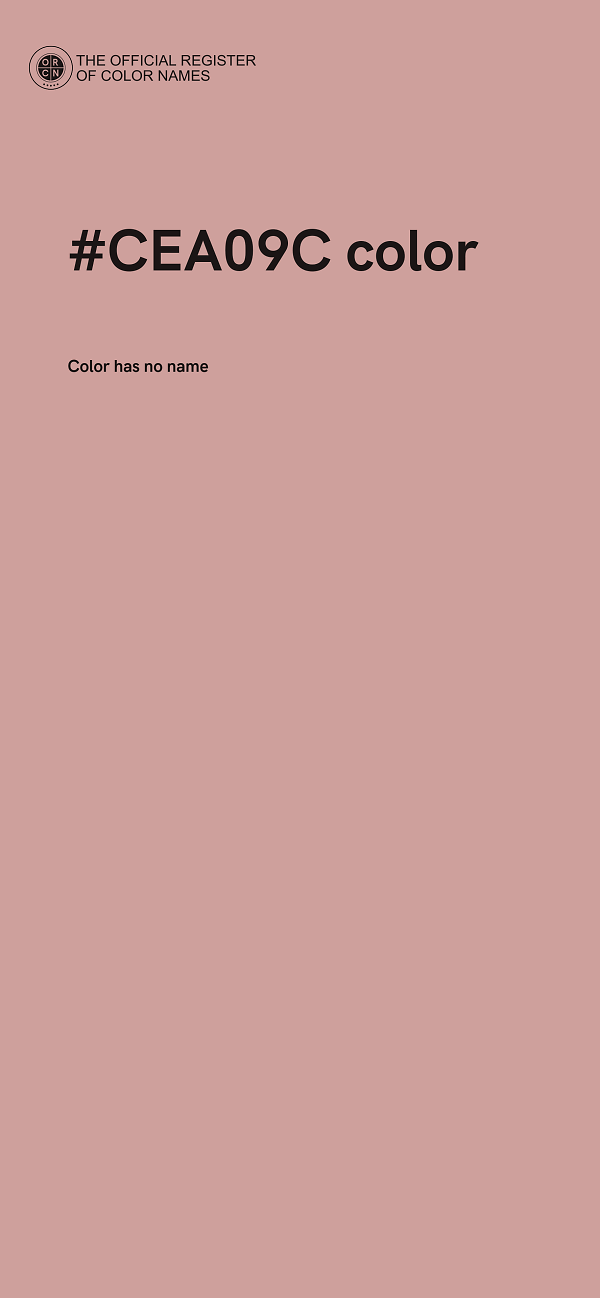 #CEA09C color image
