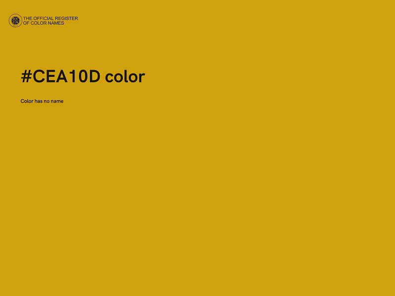 #CEA10D color image