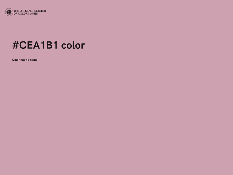 #CEA1B1 color image