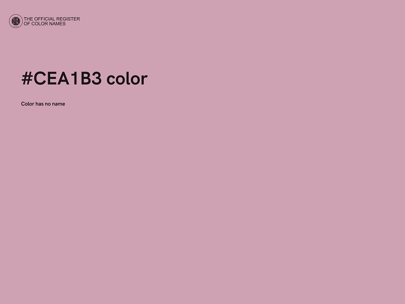 #CEA1B3 color image