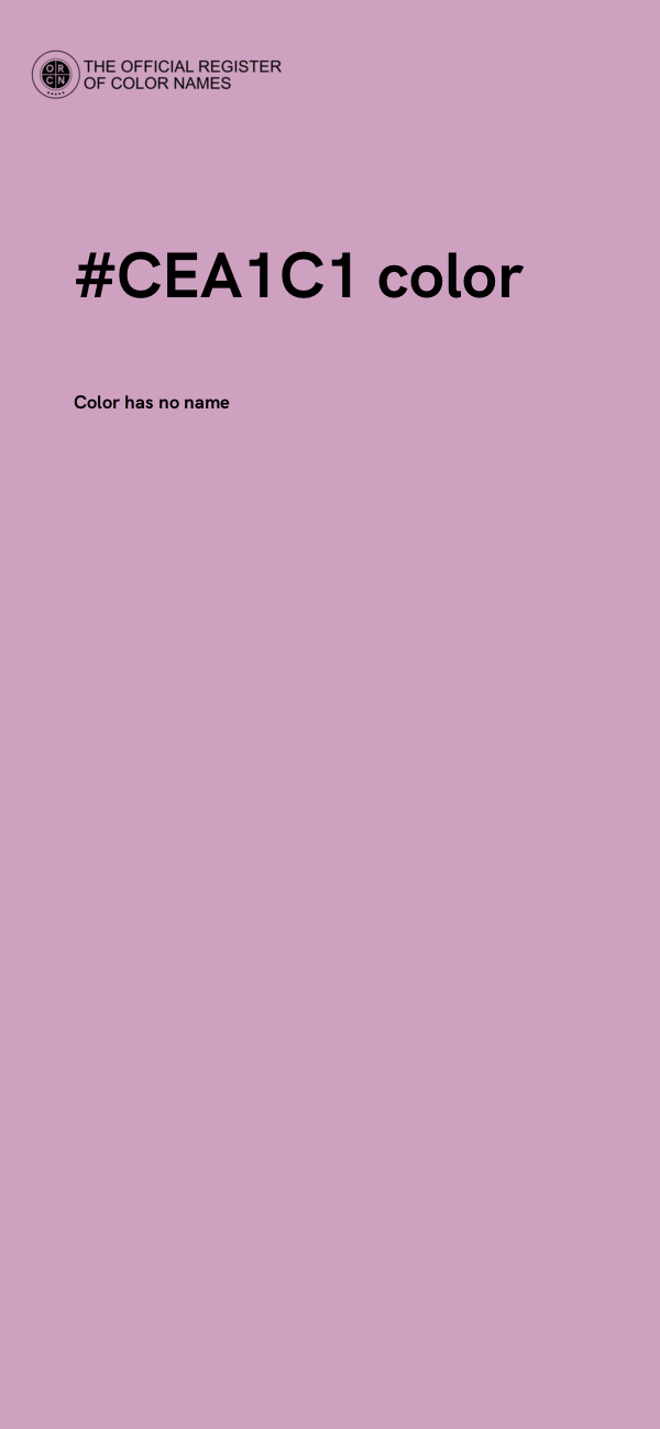 #CEA1C1 color image