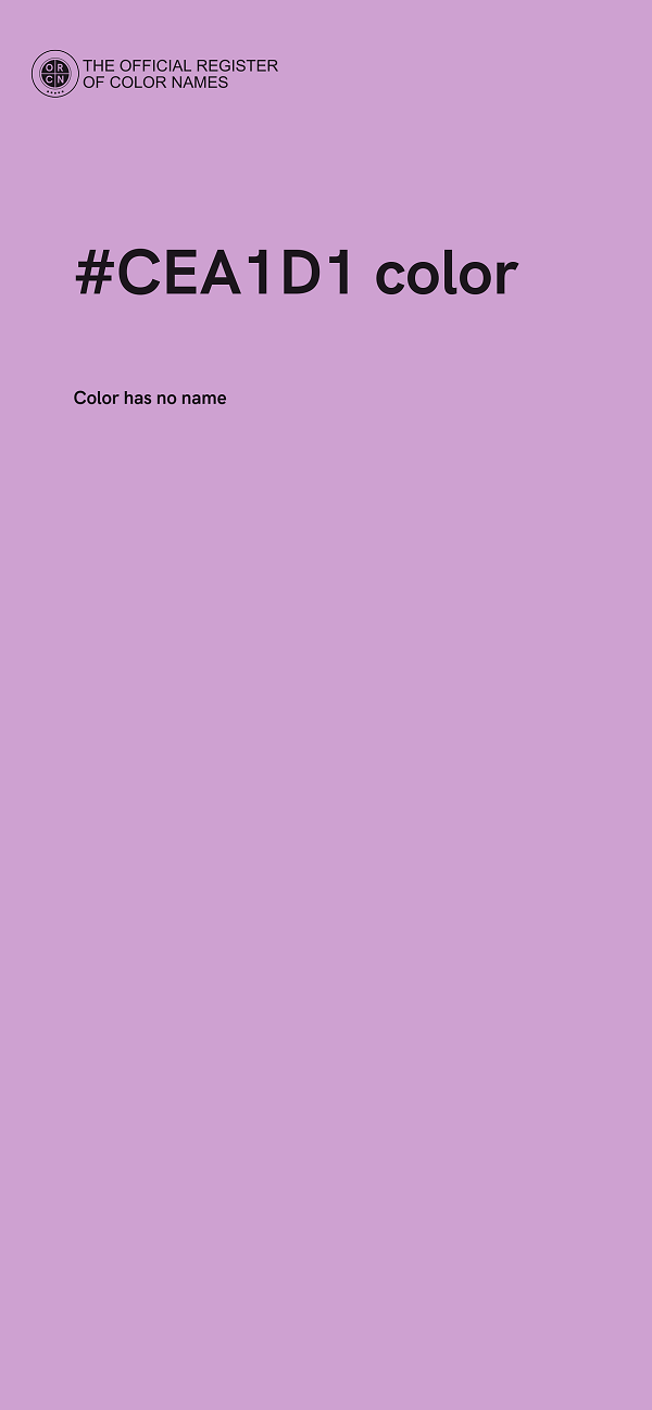 #CEA1D1 color image