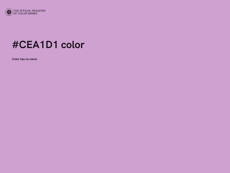 #CEA1D1 color image
