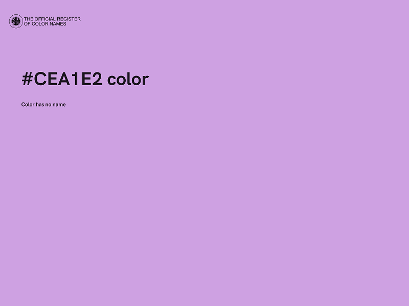 #CEA1E2 color image