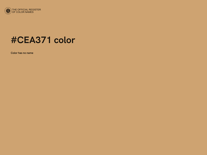 #CEA371 color image