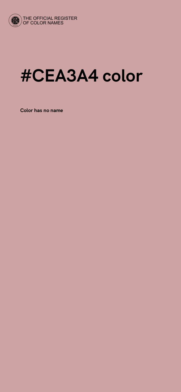 #CEA3A4 color image