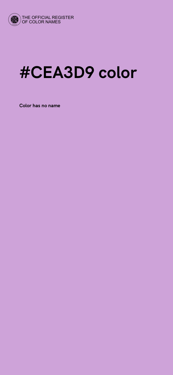 #CEA3D9 color image
