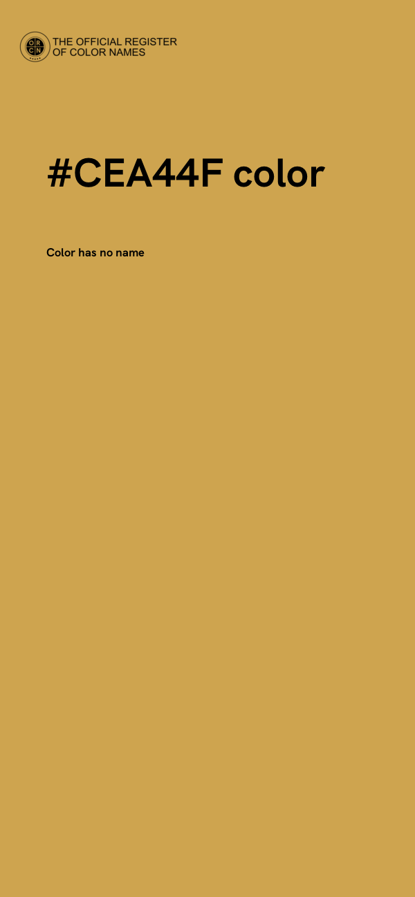 #CEA44F color image