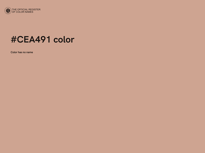 #CEA491 color image