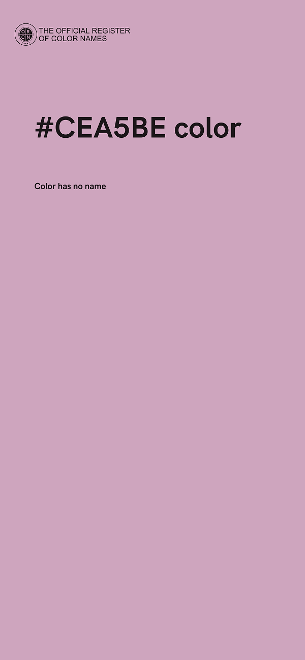 #CEA5BE color image