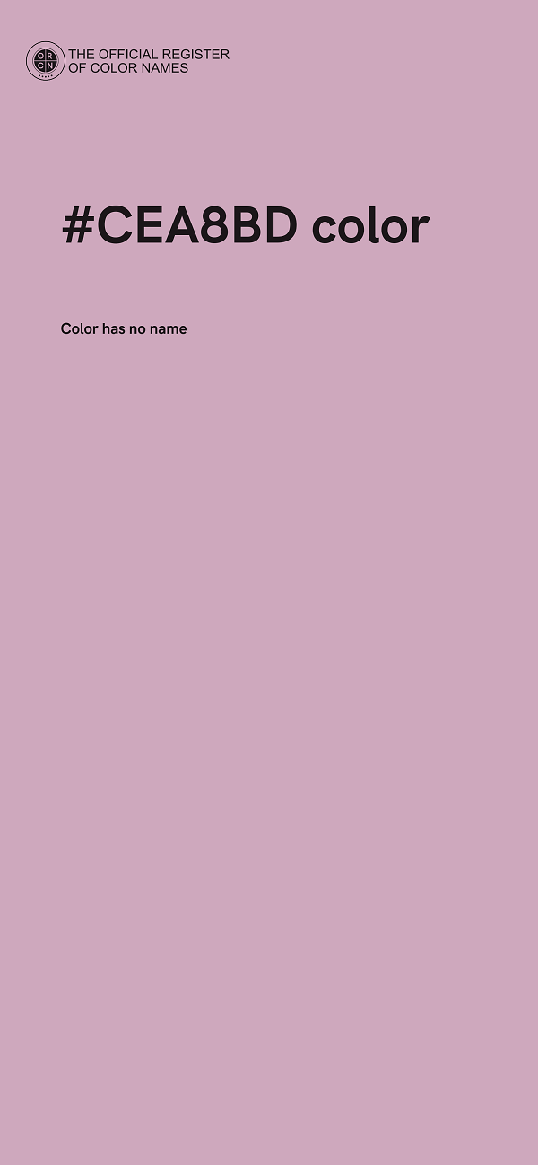 #CEA8BD color image