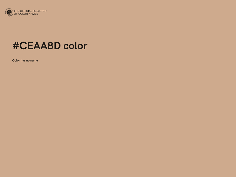 #CEAA8D color image
