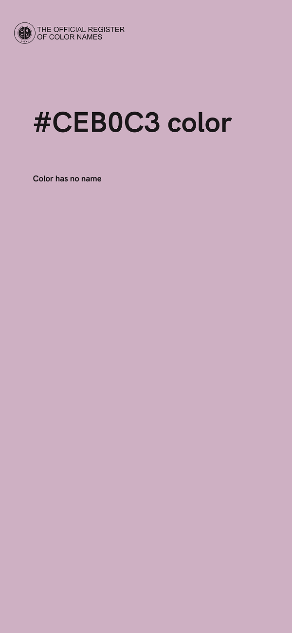 #CEB0C3 color image
