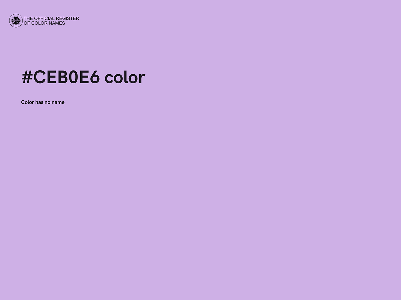 #CEB0E6 color image