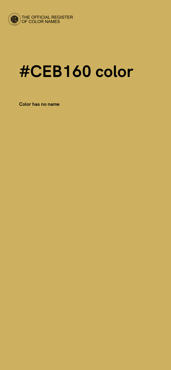 #CEB160 color image
