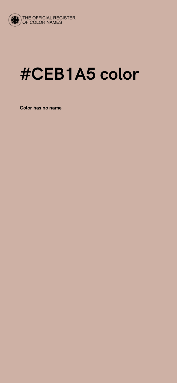 #CEB1A5 color image