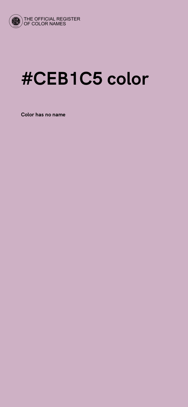 #CEB1C5 color image