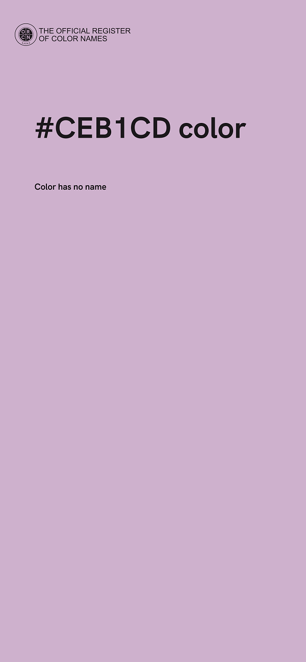 #CEB1CD color image