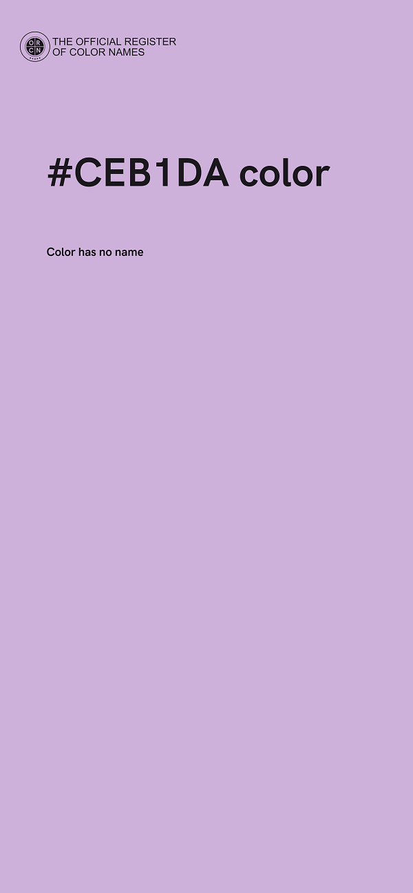 #CEB1DA color image