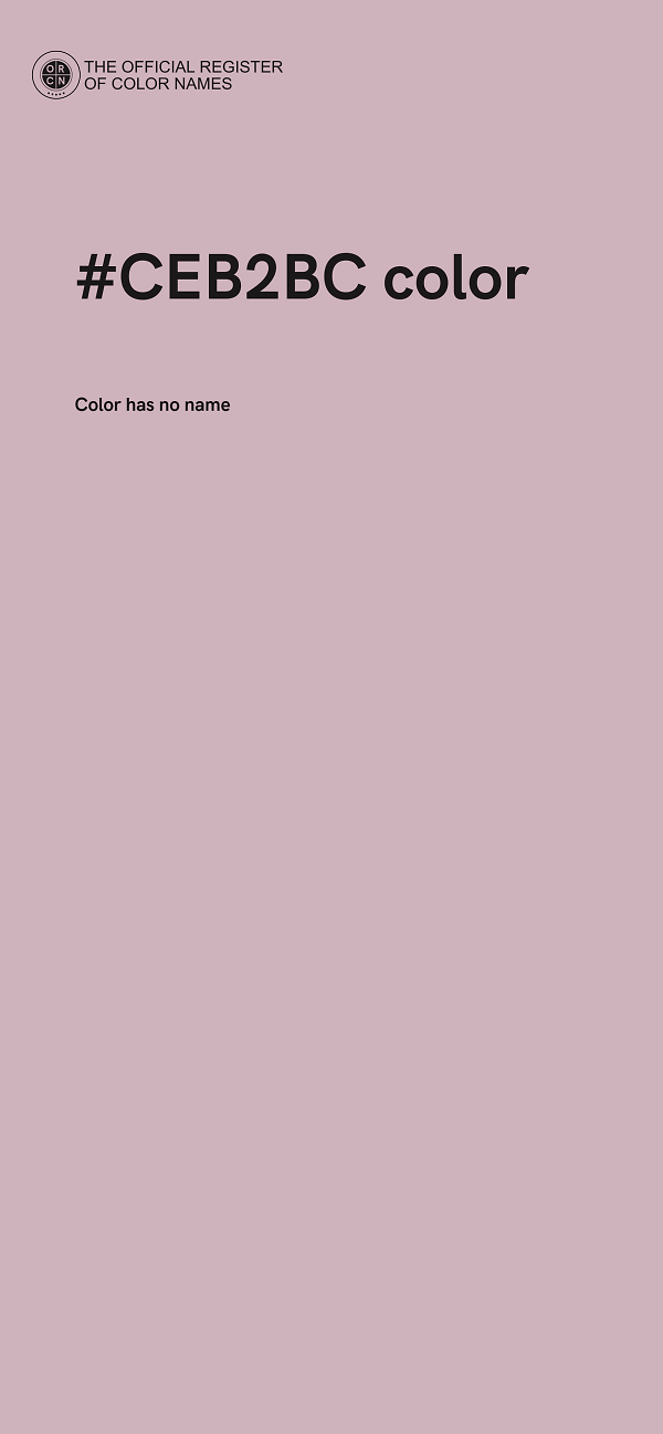 #CEB2BC color image