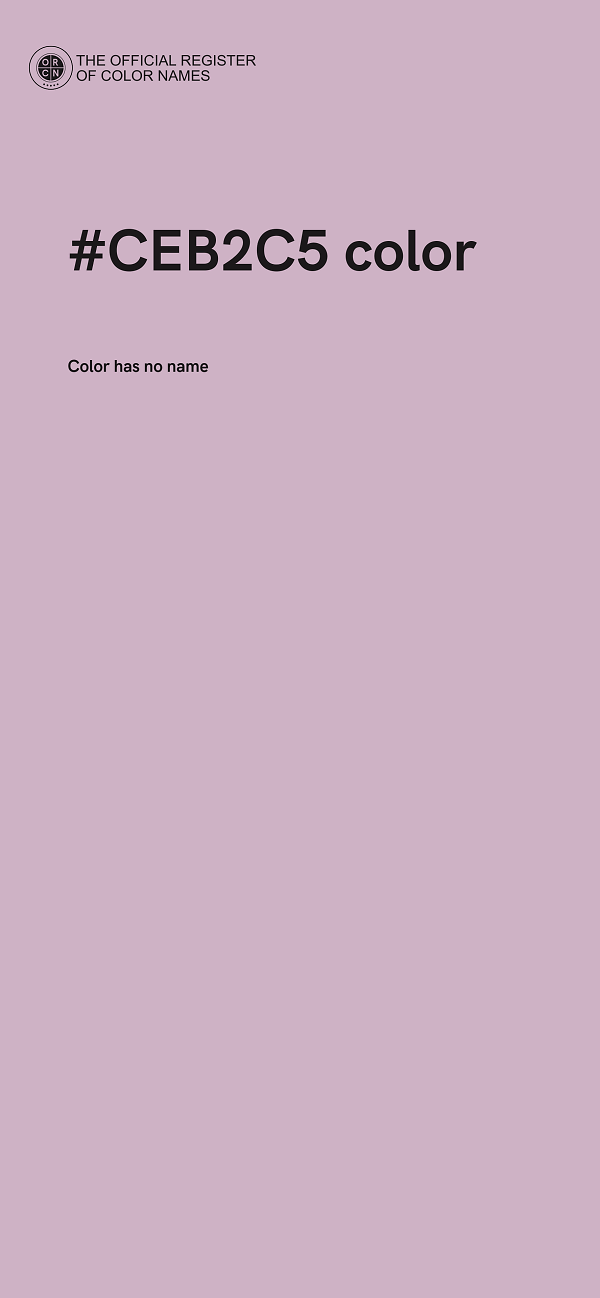 #CEB2C5 color image