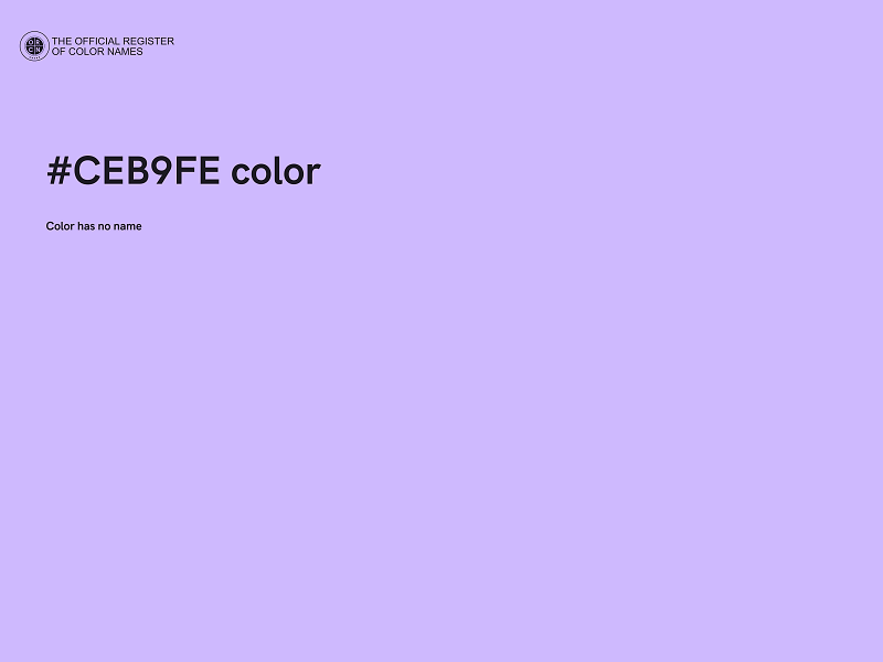 #CEB9FE color image