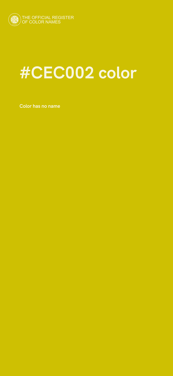 #CEC002 color image
