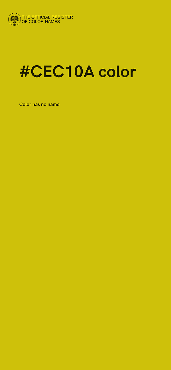 #CEC10A color image